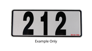 Reflective House Number Plate