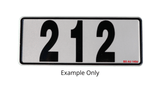 Reflective House Number Plate
